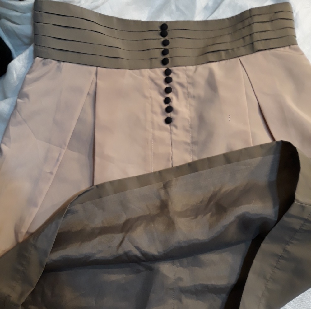 TWELVE BY TWELVE BROWN MINI SKIRT - Picture 3 of 5